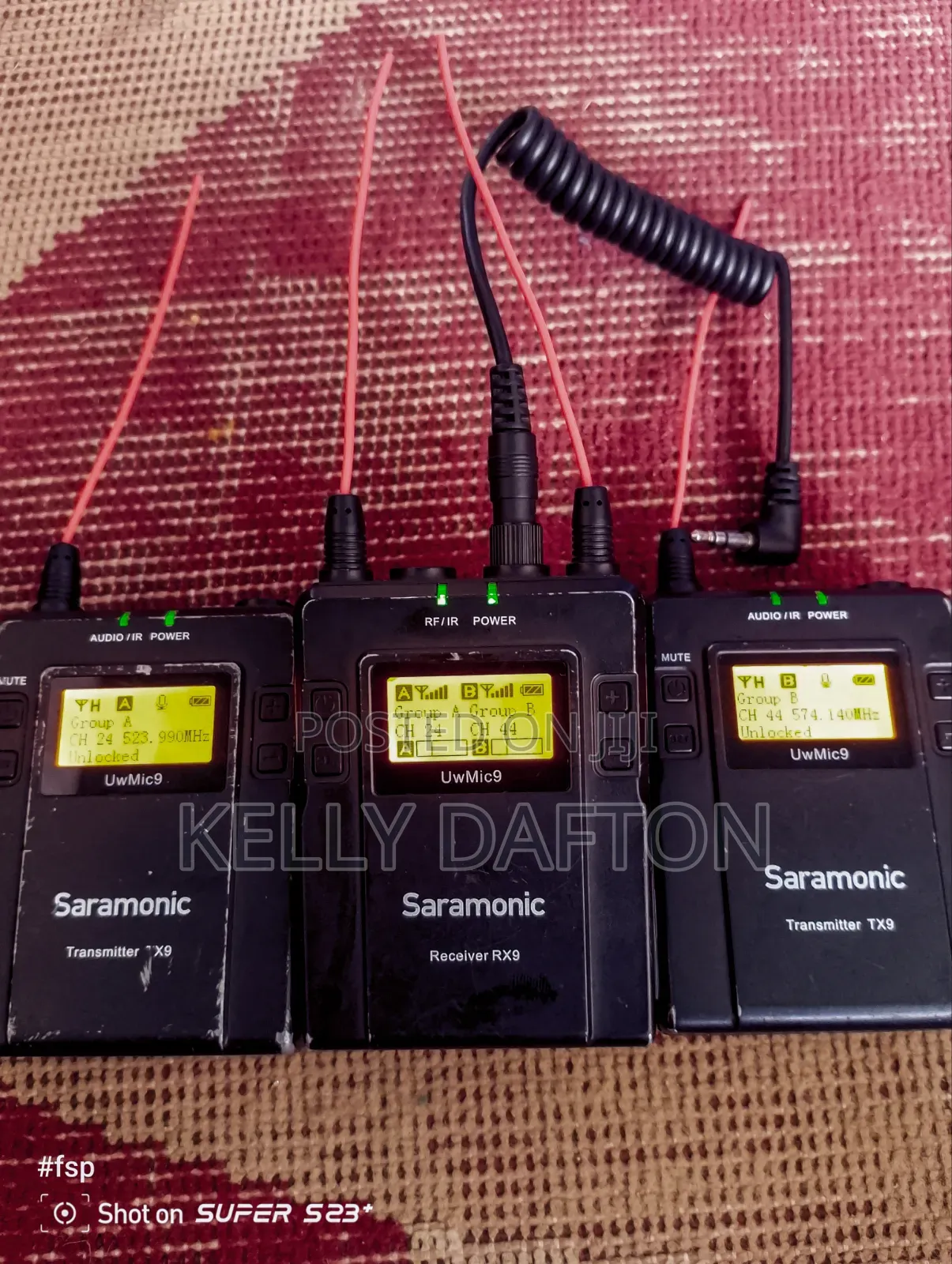 ‎Saramonic Uwmic9 2 in 1 Lapels Mic ‎ ‎ ‎