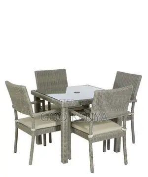 Rattan Set; Heavy-Duty 4 Seater Woven Rattan Set