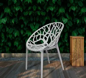 Plastic Chair; Lightweight Outdoor Plastic Chair for Garden
