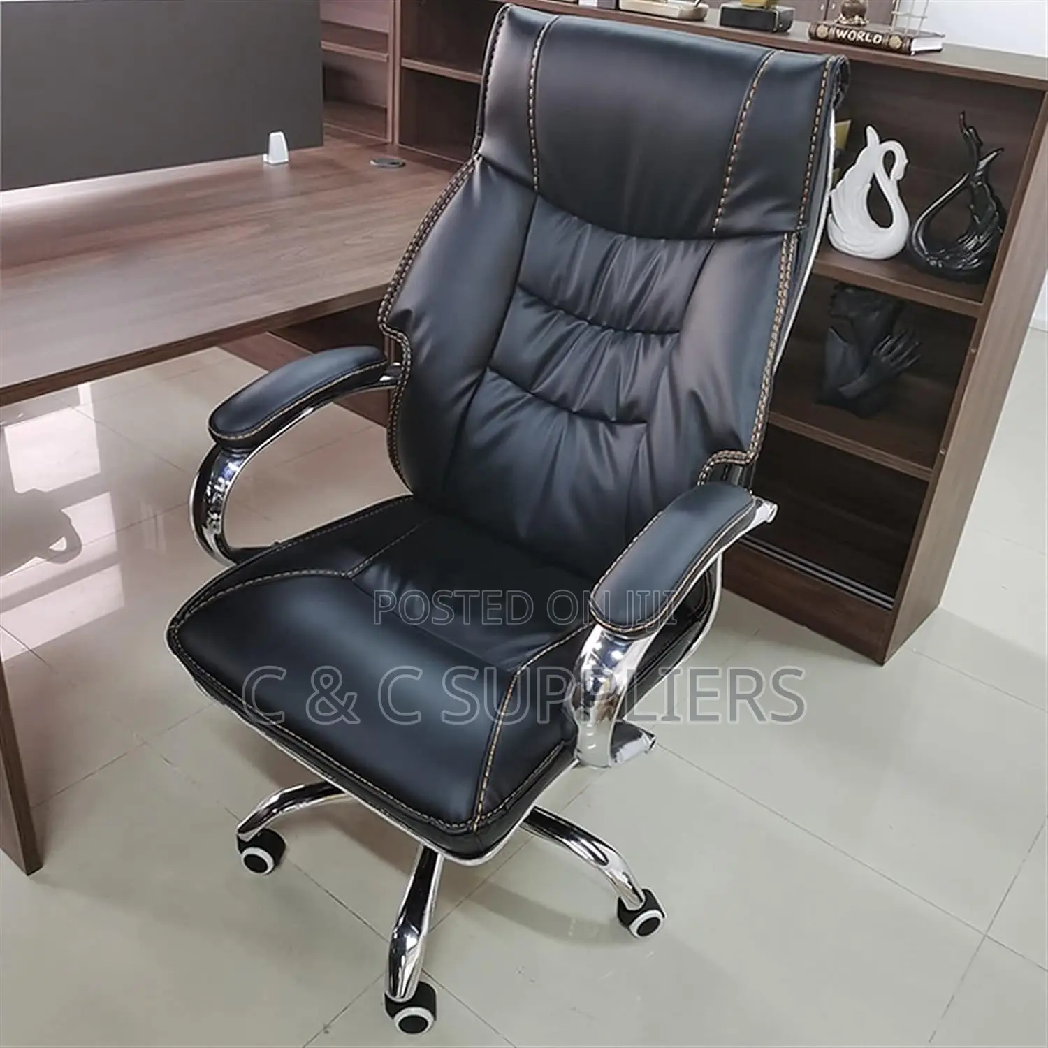 Black Executive High Back Office Chair.