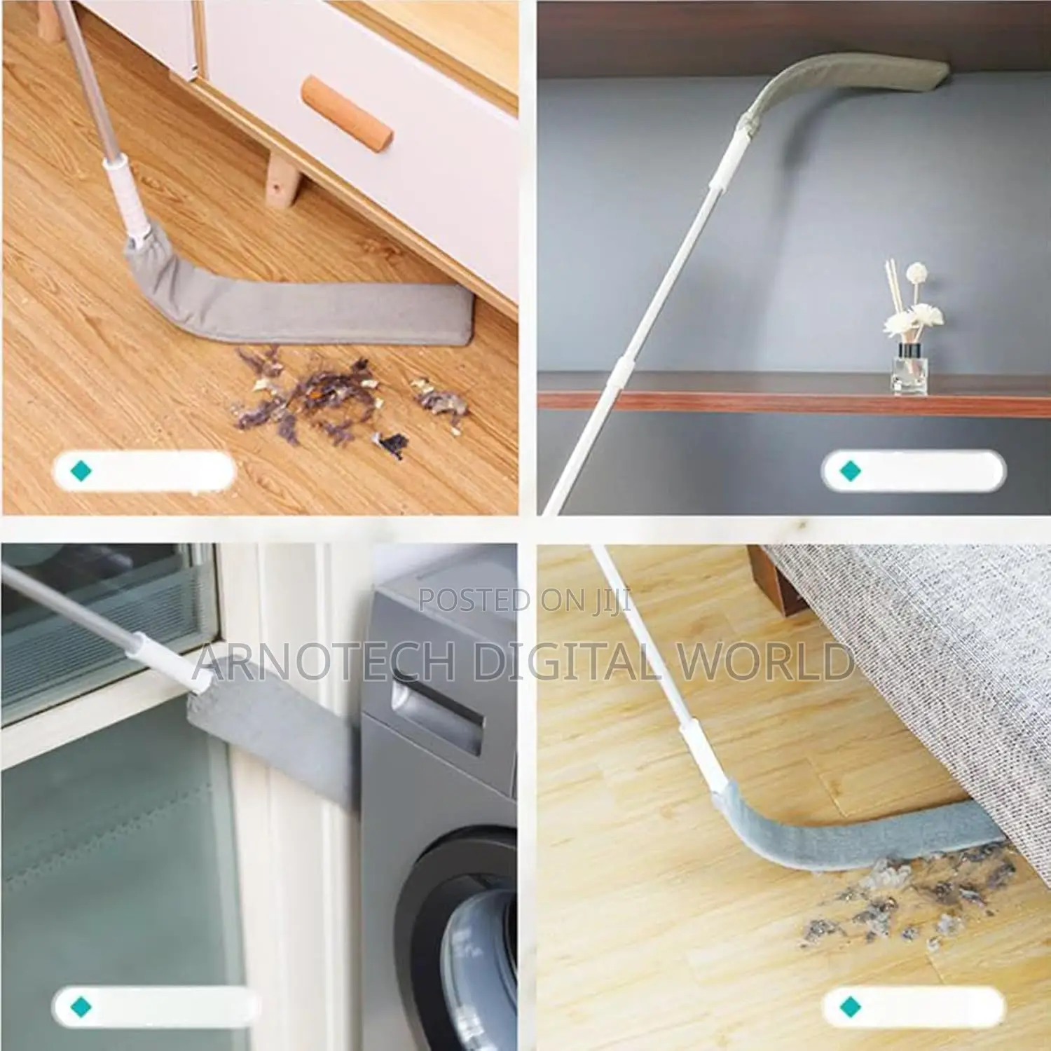 Long Handle Microfiber Cleaning Flat Duster