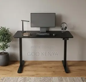 Home Desk; Adjustable Electric Home Study Desk With Sit-Stand Function