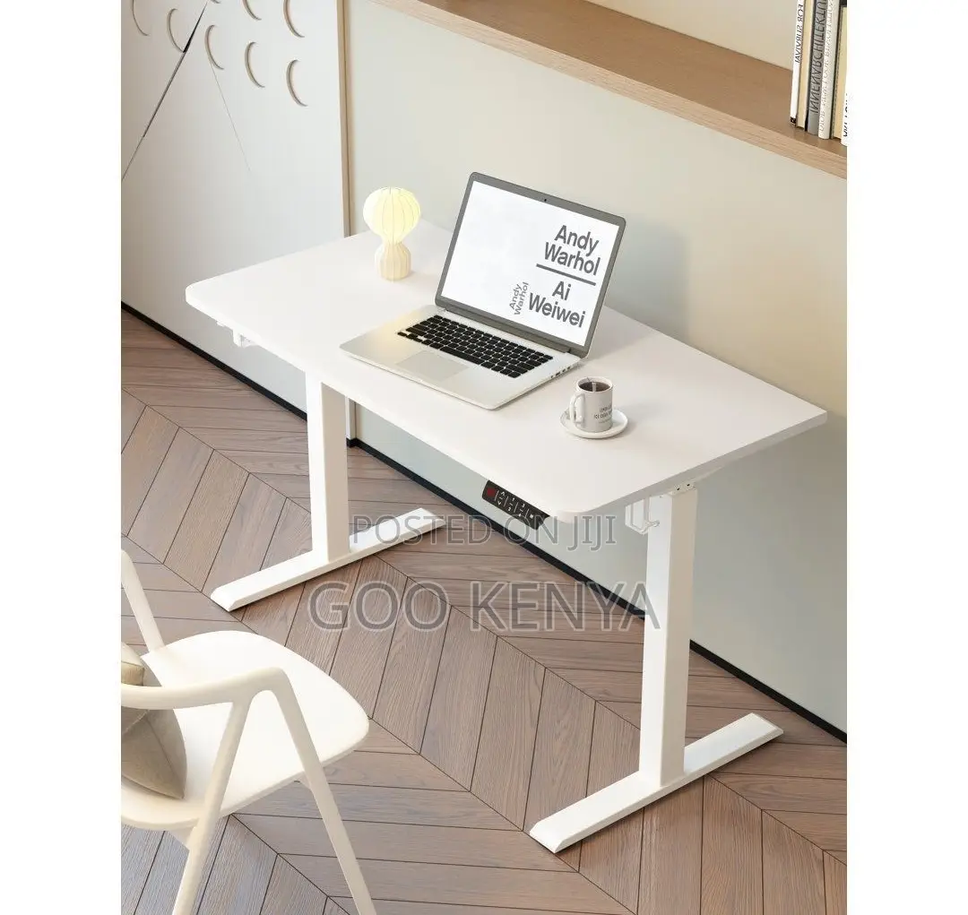 Home Desk; Adjustable Electric Home Study Desk With Sit-Stand Function