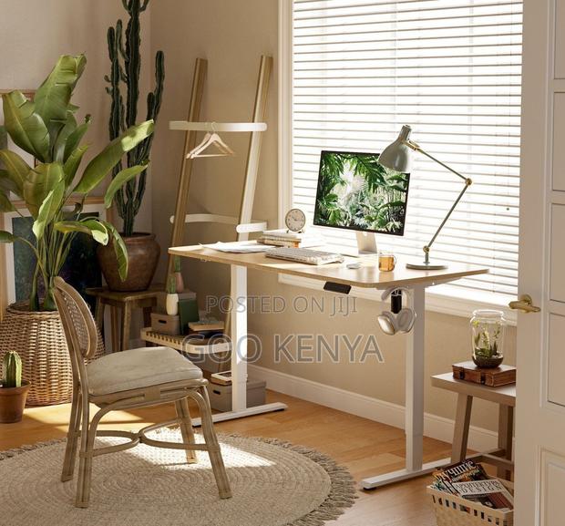 Home Desk; Adjustable Electric Home Study Desk With Sit-Stand Function - thumbnail 15