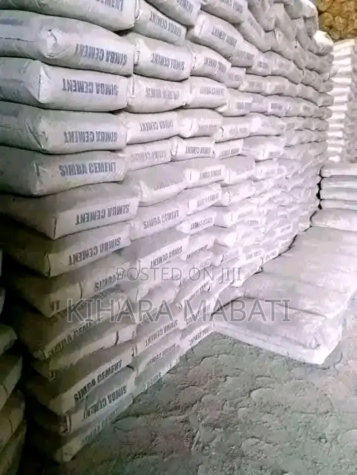 Simba Cement 50kg – Ksh 580 Per Bag | Free Delivery Nationwide