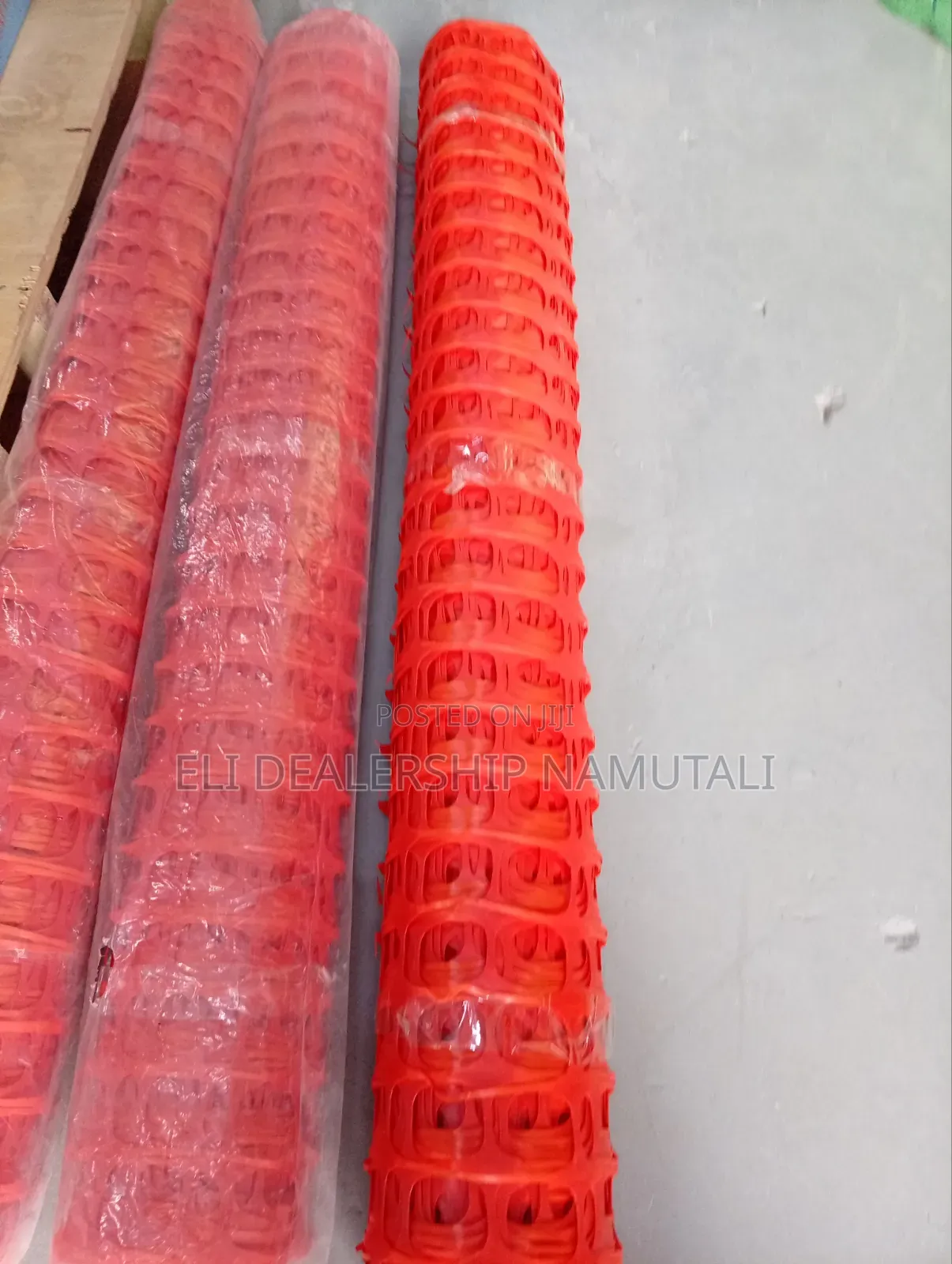Industrial Safety Mesh Fence 1m × 50m Orange Roll