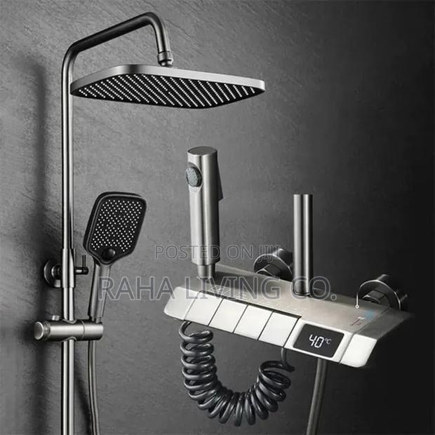 Premium Digital Thermostatic Shower System | Luxury Set