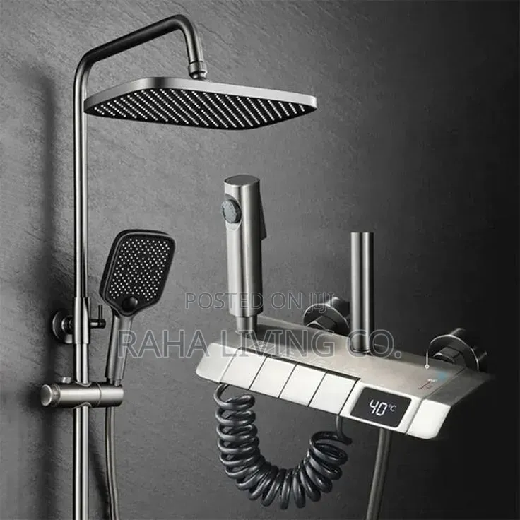Premium Digital Thermostatic Shower System | Luxury Set