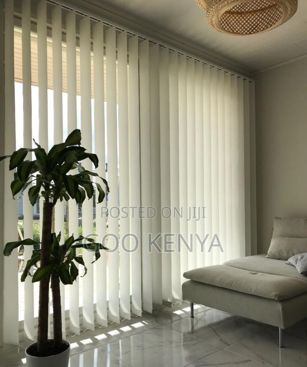 Curtain Blinds; Modern Light-Filtering Vertical Blinds for Living Room - thumbnail 8