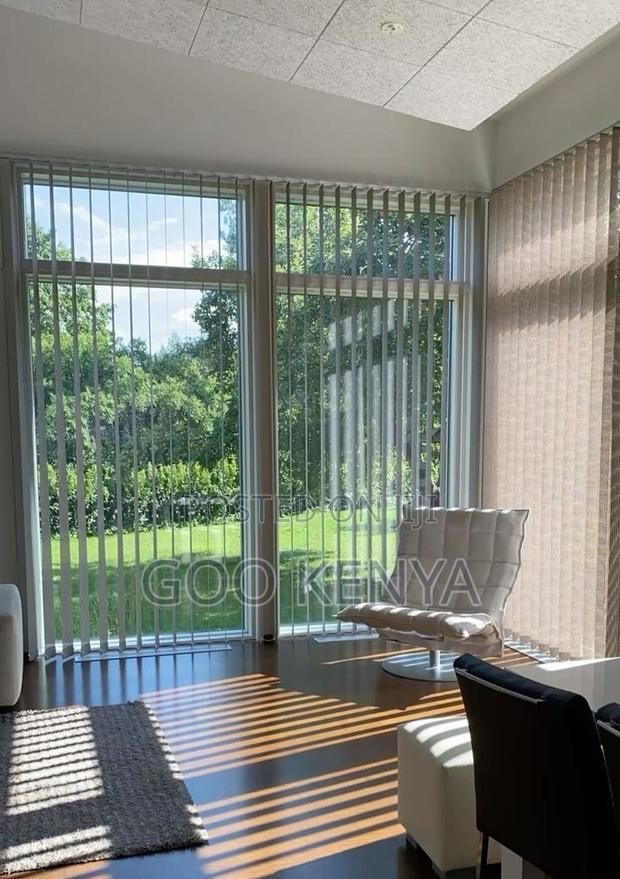 Curtain Blinds; Modern Light-Filtering Vertical Blinds for Living Room - thumbnail 12