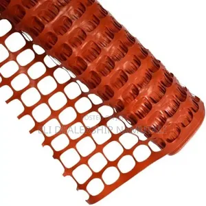 Road Safety Barrier Mesh Roll 1m × 50m High Visibility Orange
