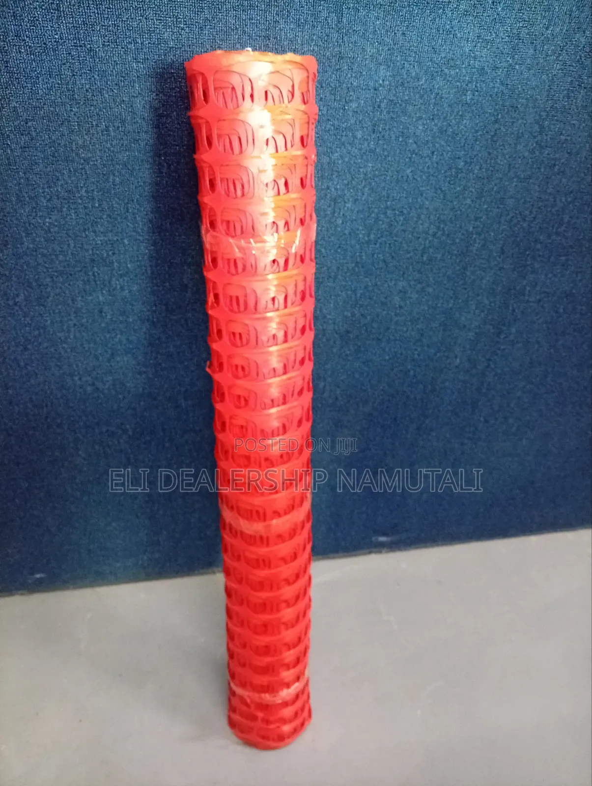 Road Safety Barrier Mesh Roll 1m × 50m High Visibility Orange