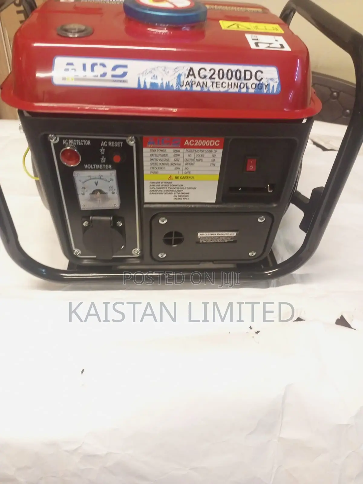 Petrol Generator 220v Aico Japan Ac2000dc. 1000w Petrol Generator