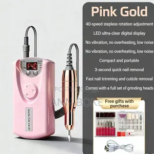 *Professional Rechargeable Electric Nail Drill Designed for Manicure