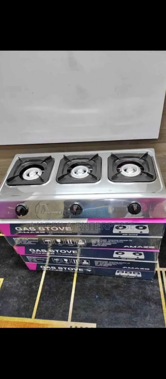 3 Burner Table Gas Stove