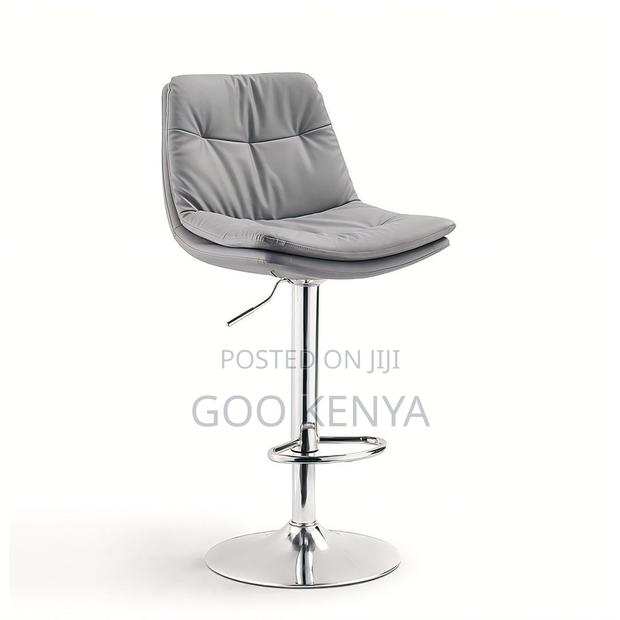 Bar Stool;Modern Counter Height Adjustable Bar Stool With Back Support - thumbnail 2