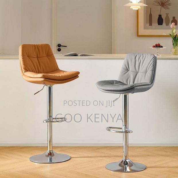 Bar Stool;Modern Counter Height Adjustable Bar Stool With Back Support - thumbnail 7