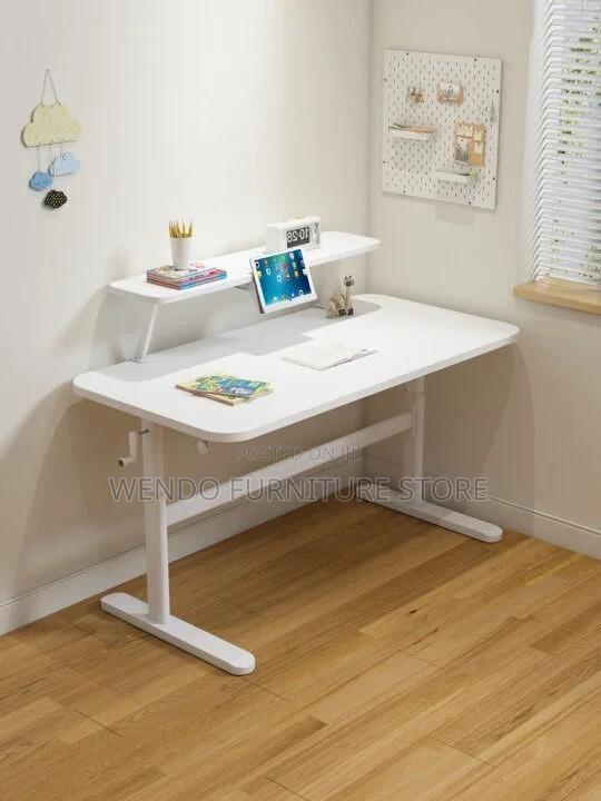 Office Desk; Manual Adjustable Gaming Home Desk - thumbnail 2