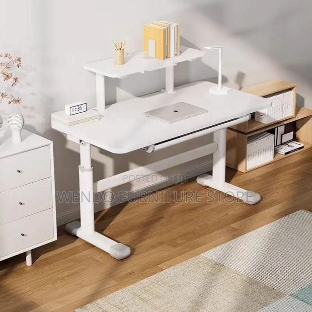 Office Desk; Manual Adjustable Gaming Home Desk - thumbnail 3