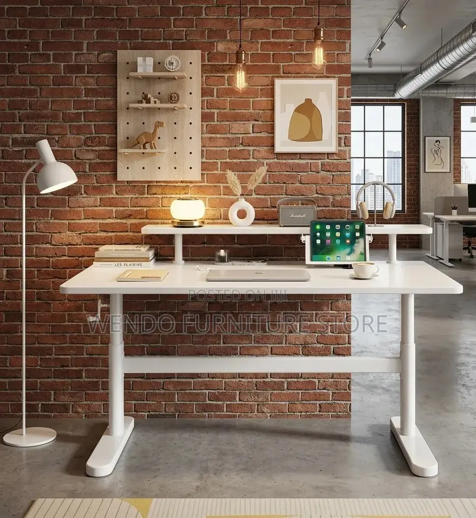 Office Desk; Manual Adjustable Gaming Home Desk