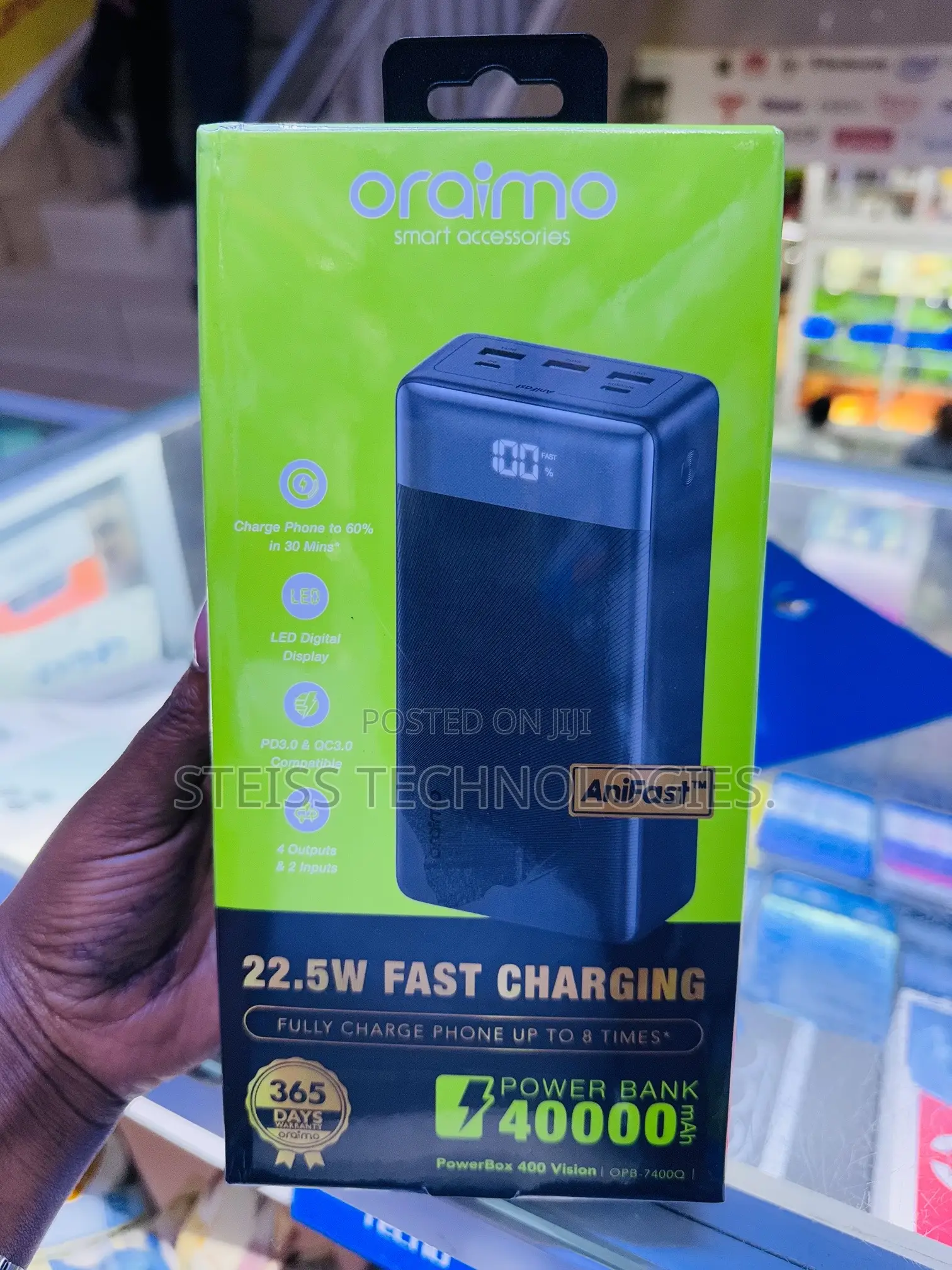40000mah Oraimo Superfast Powerbank.