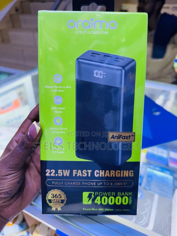 40000mah Oraimo Superfast Powerbank. - thumbnail 5