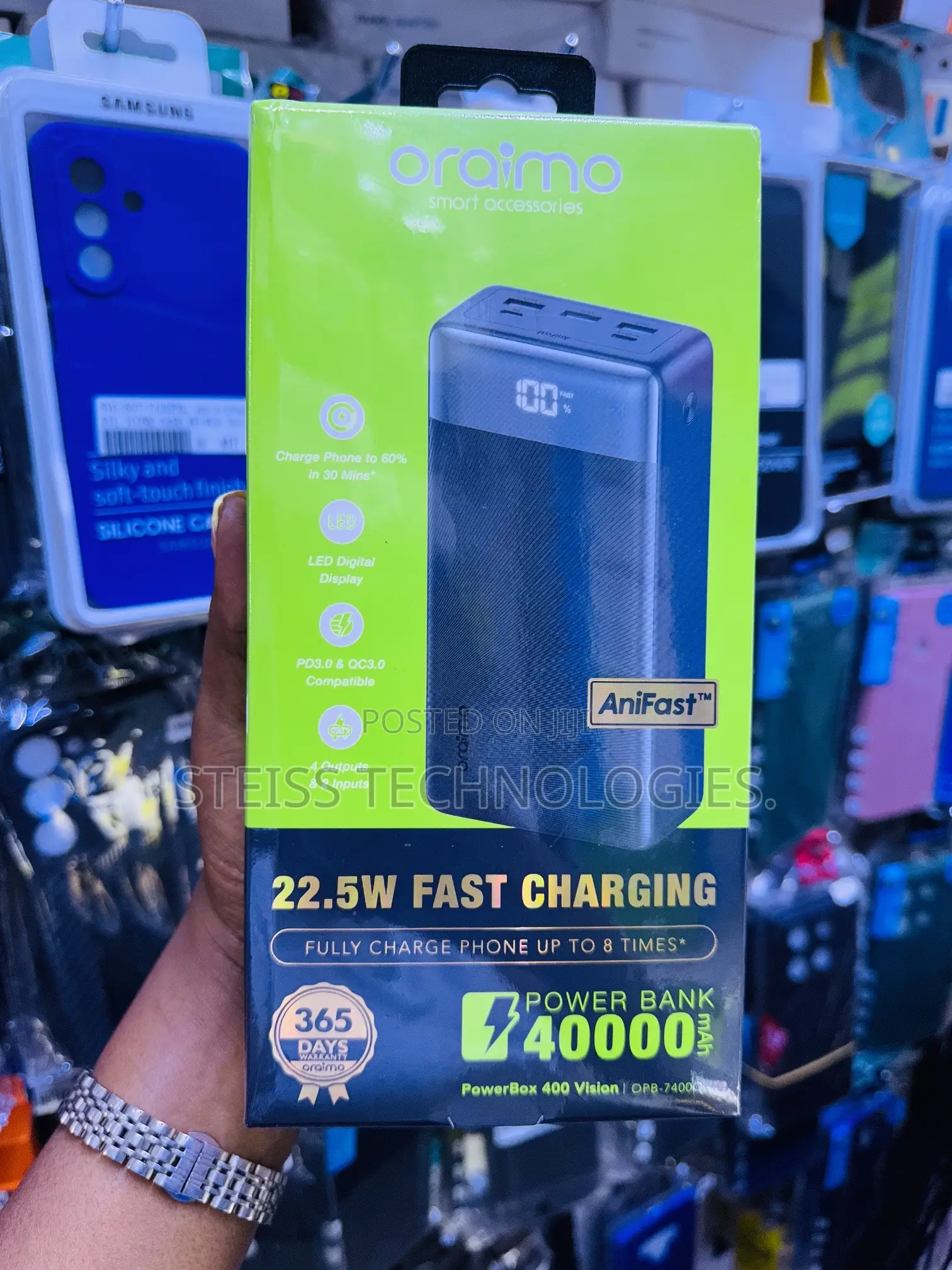 40000mah Oraimo Superfast Powerbank.