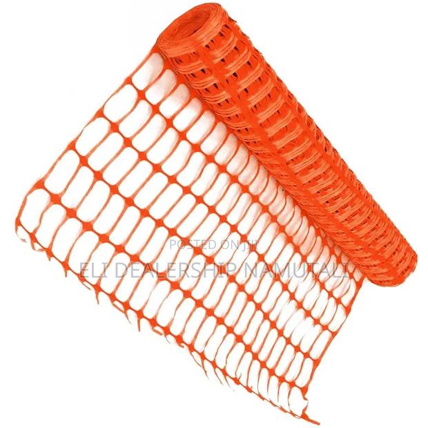 Uv Resistant Orange Safety Fence Mesh 1m × 50m Roll - thumbnail 2