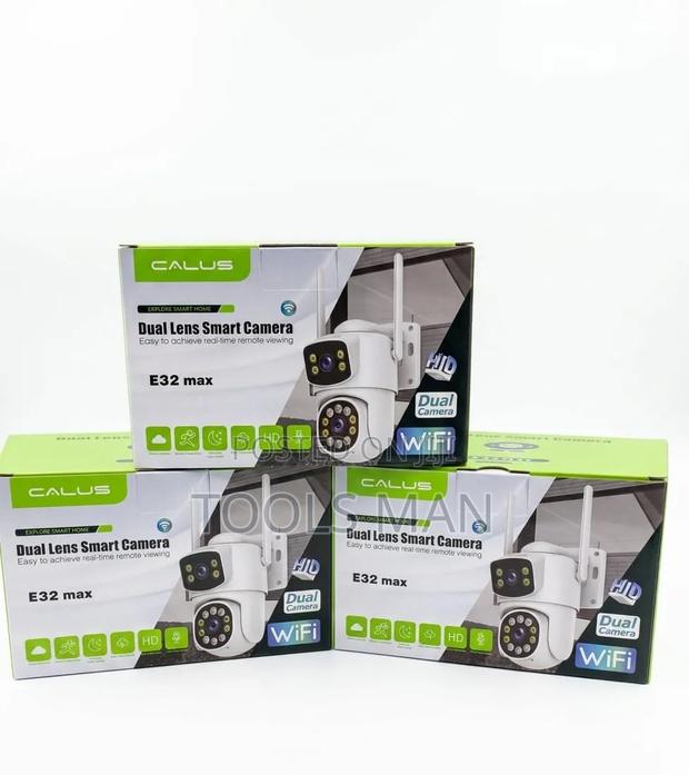 Calus E32 Max Dual Lens Wifi Smart Security Camera - Hd Cctv.