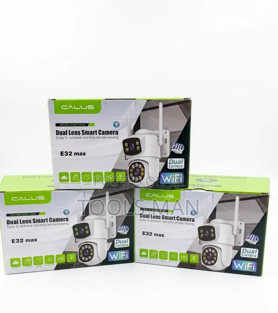 Calus E32 Max Dual Lens Wifi Smart Security Camera - Hd Cctv.