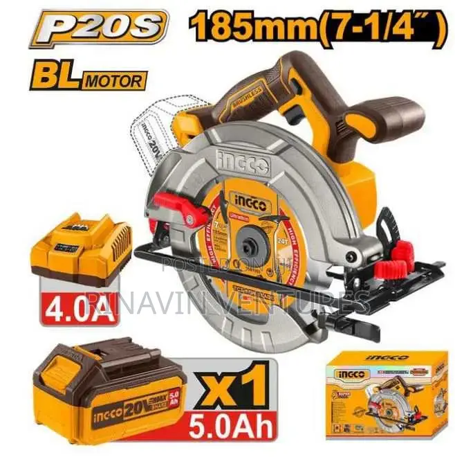 Ingco Csli18513 Cordless Circular Saw 185mm