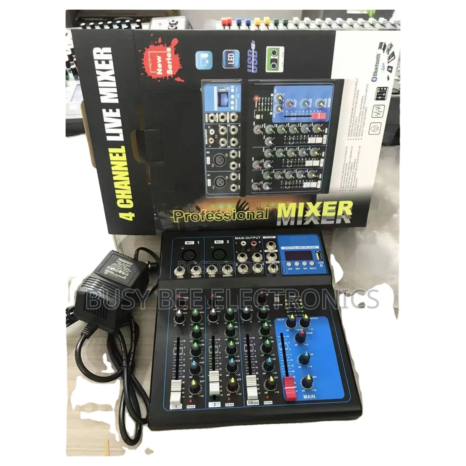 Mixer Professional 4channel