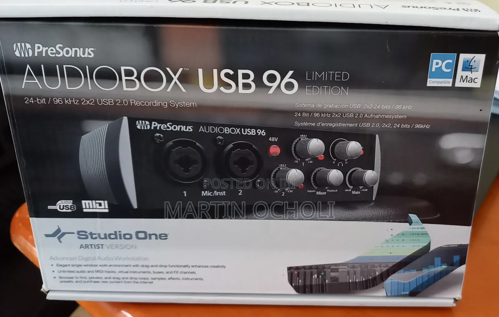 Presonus Audiobox Usb 96
