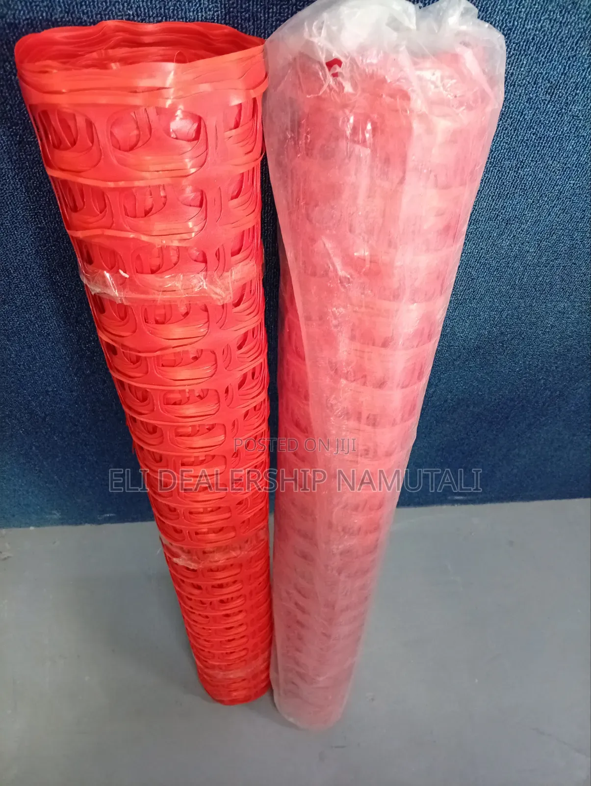 Orange Hazard Warning Mesh Roll 1m X 50m For Roadworks & Events