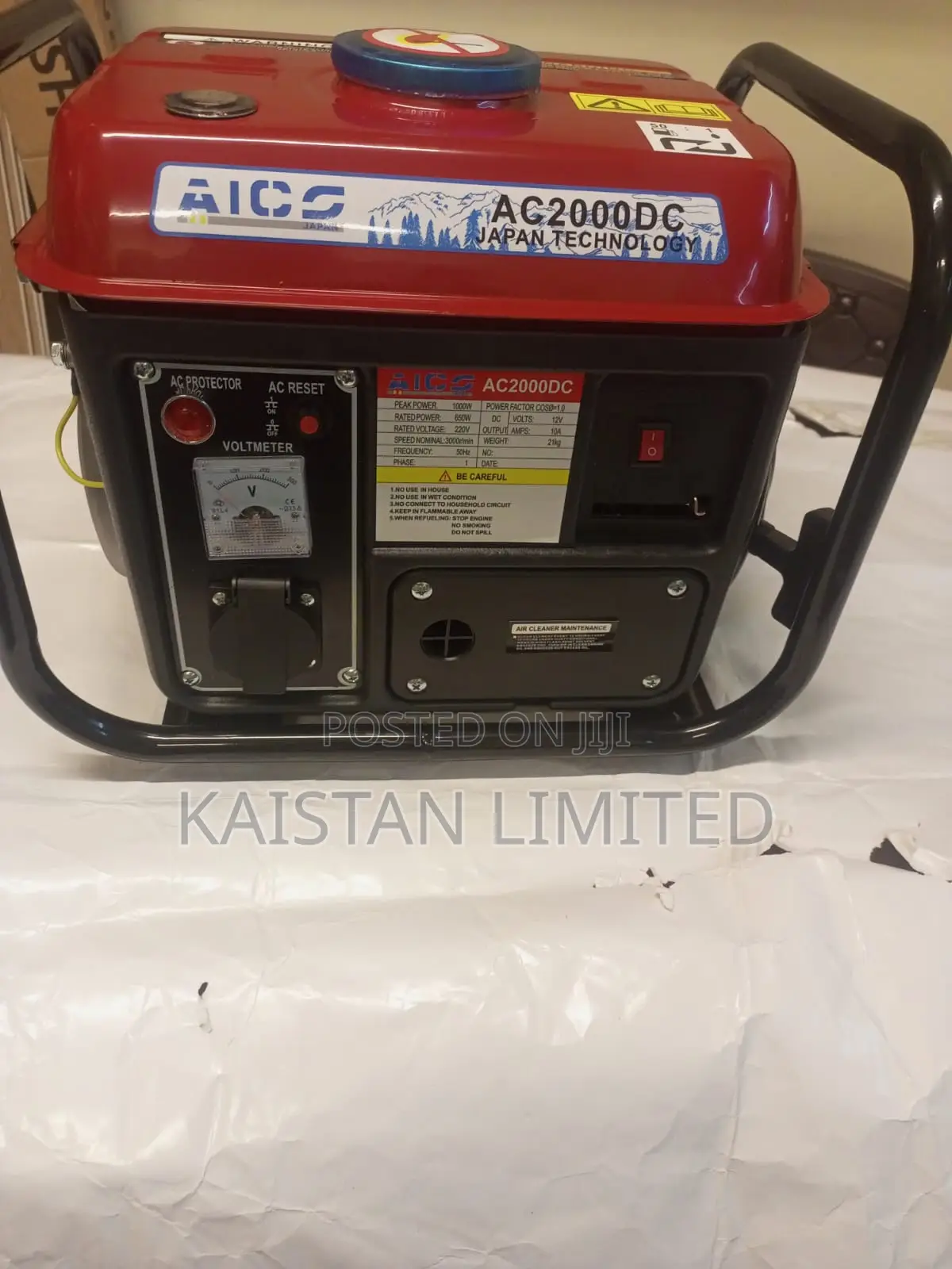 Portable 1kva Petrol Generator Aico Ac2000dc
