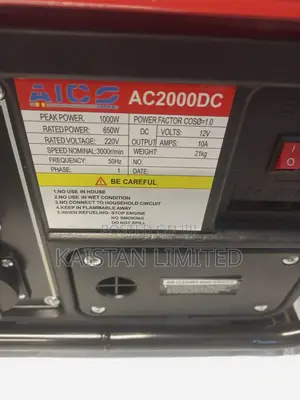 Portable 1kva Petrol Generator Aico Ac2000dc