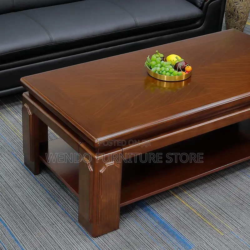 Coffee Table; Mahogany Executive Coffee Table