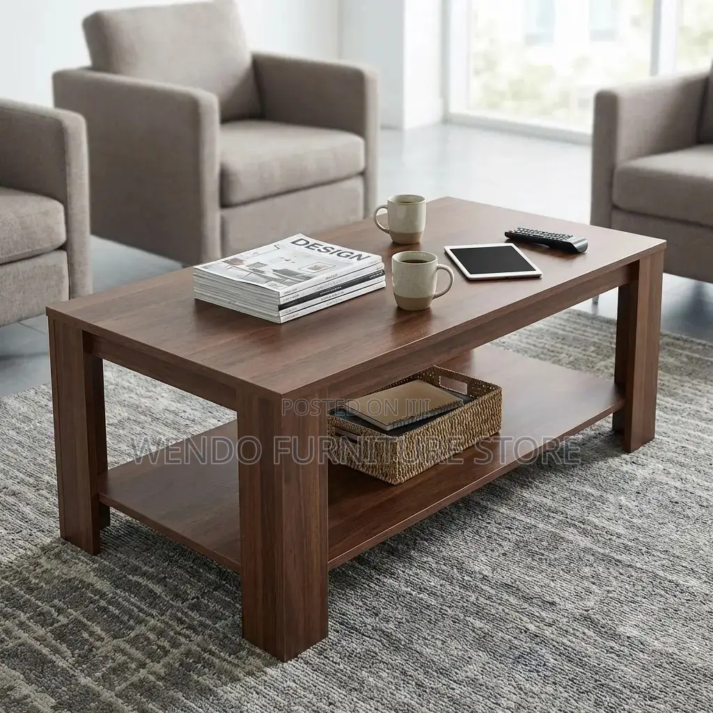 Coffee Table; Mahogany Executive Coffee Table