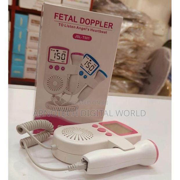 Fetal Doppler - LCD Display, Safe Heartbeat Monitor, Battery Powered