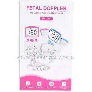 Fetal Doppler - LCD Display, Safe Heartbeat Monitor, Battery Powered