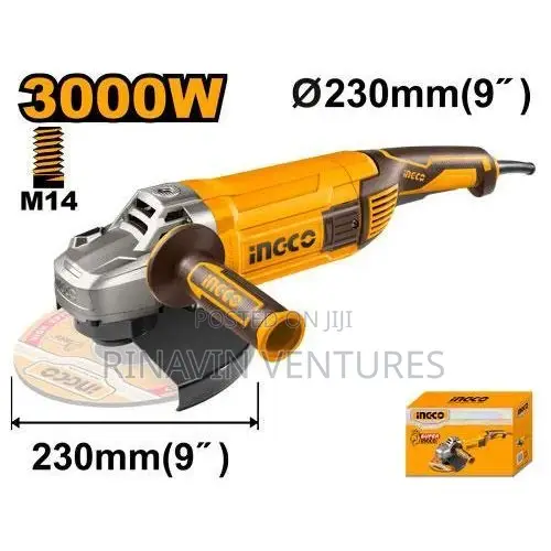 Ingco Ag30008 Angle Grinder 3000w 230mm