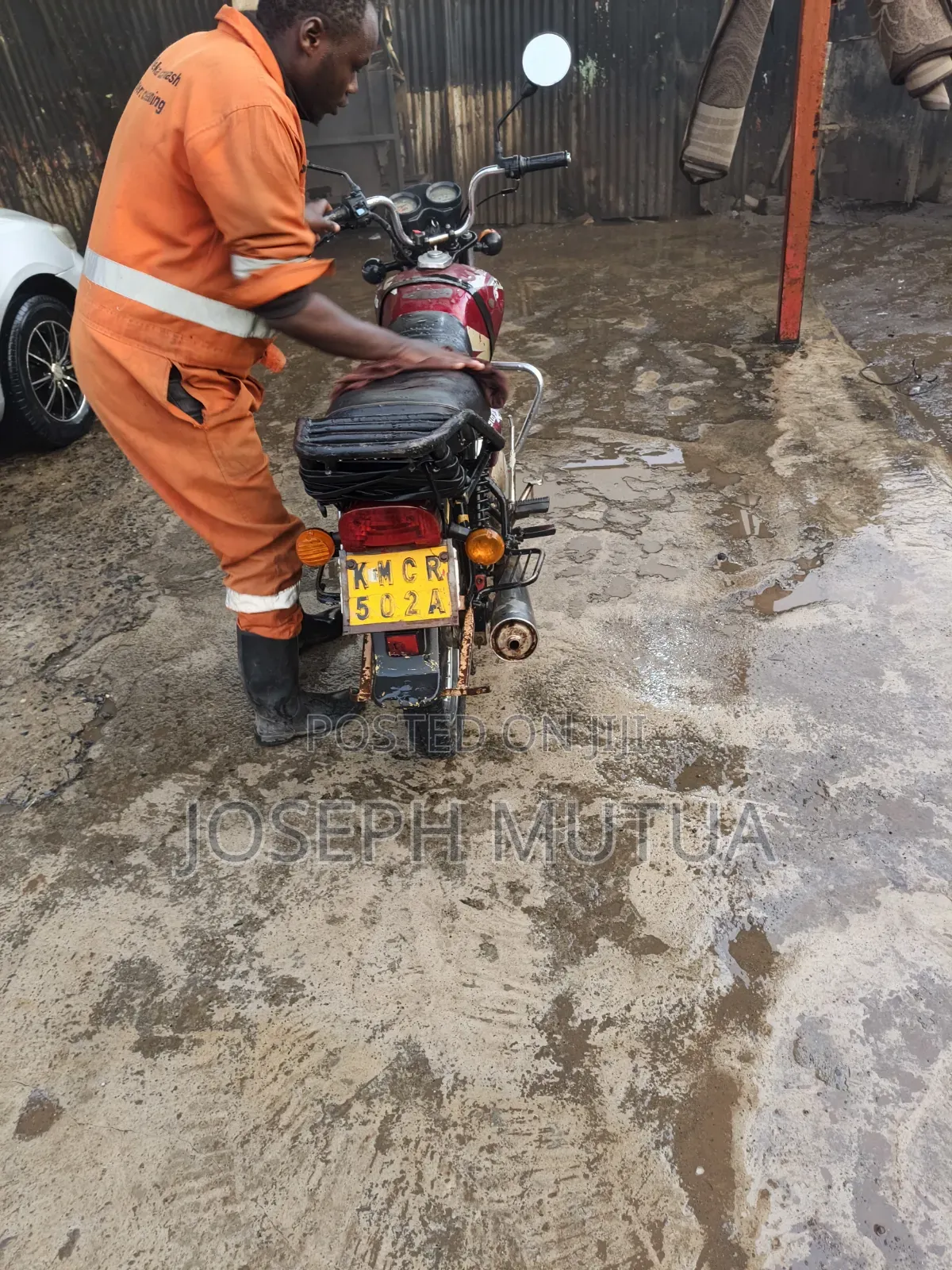 TVS XL 100 2011 Red
