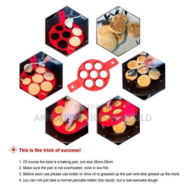 Silicone Pancake Egg Mold – 7‐Hole Non‐Stick Reusable - thumbnail 6