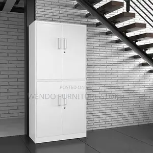 Office Cabinet; Four Drawers Filing Cabinet With Two Doors