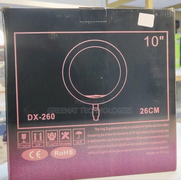Generic Led Ring Light, 10 Inch Soft Ring Light With Tripod Dx-260 - thumbnail 2