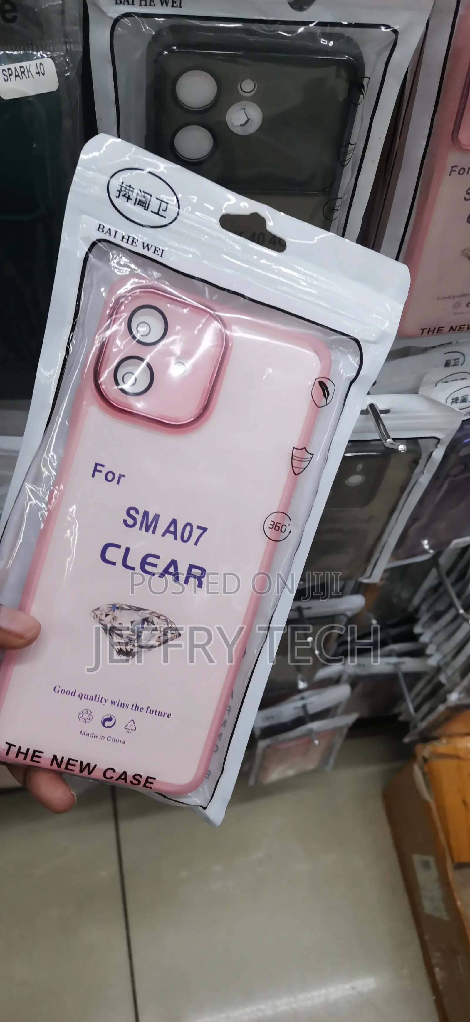 Samsung Galaxy A07 Raised, Square Camera Island Case