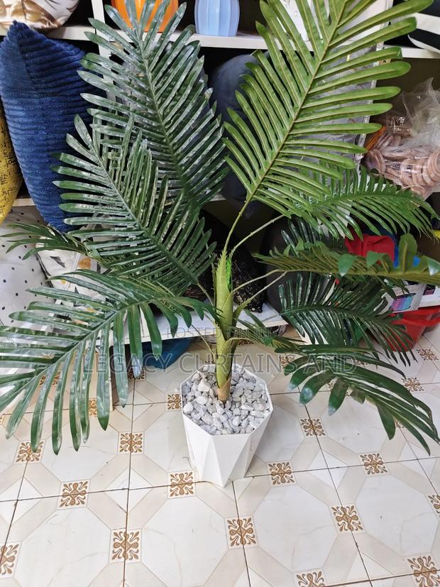 Arge Artificial Plants With White Vase