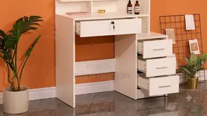 Dressers; Luxue White Dressing Vanity Table Set