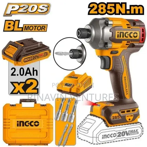 Ingco Cirli2028 Cordless Impact Driver 285nm