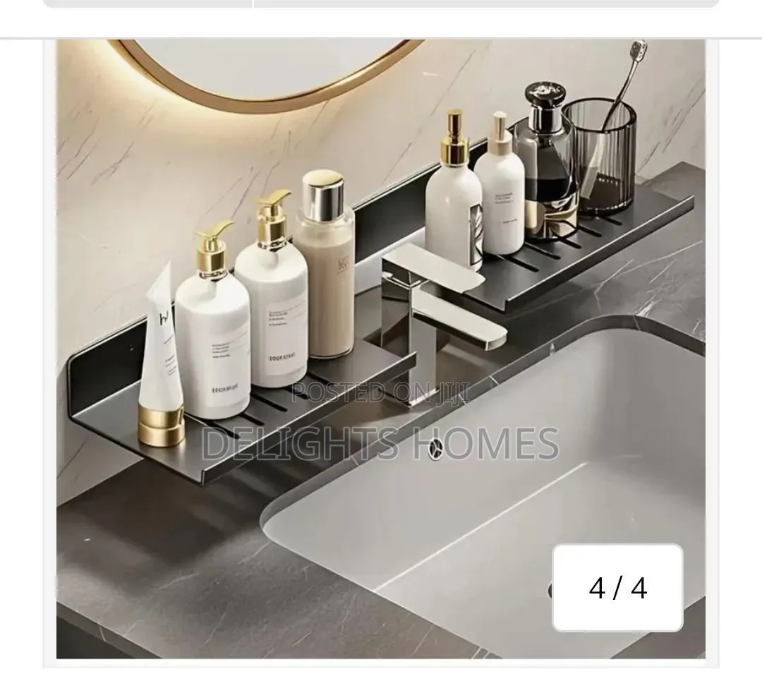 Metallic Faucet Storage Rack,_za